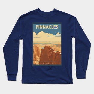 Pinnacles National Park Travel Poster Long Sleeve T-Shirt